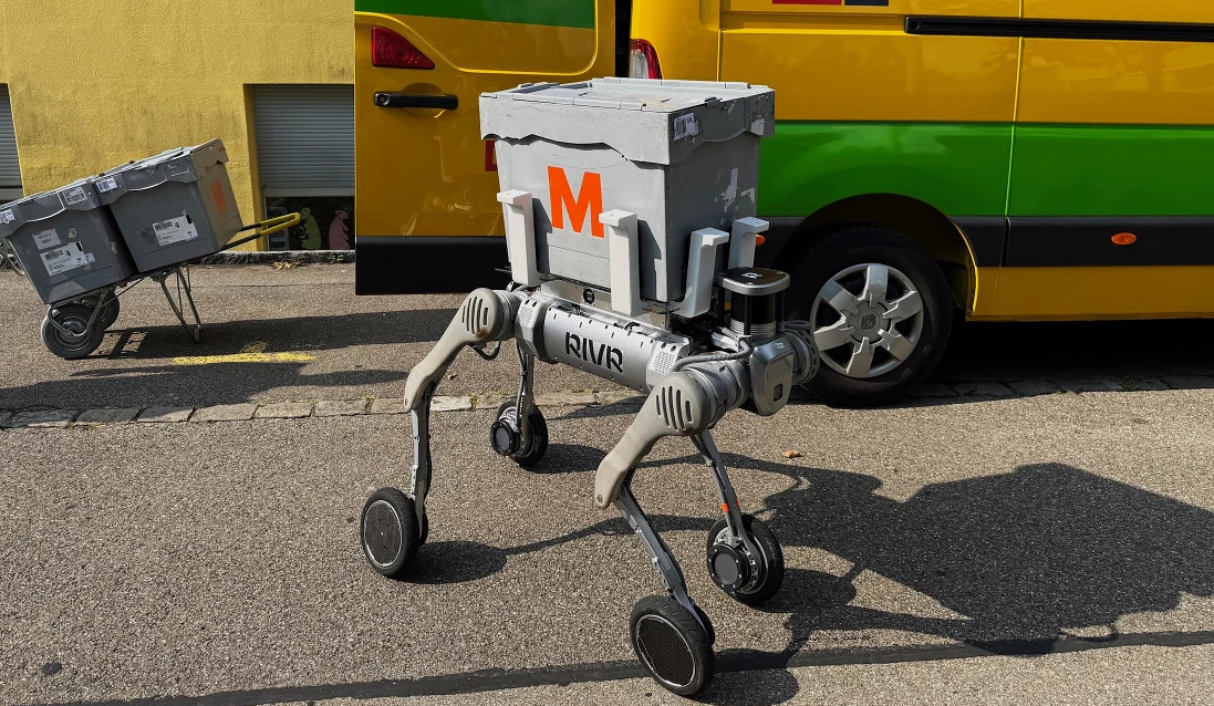 Швейцарская почта начала доставку посылок с помощью роботов-собак