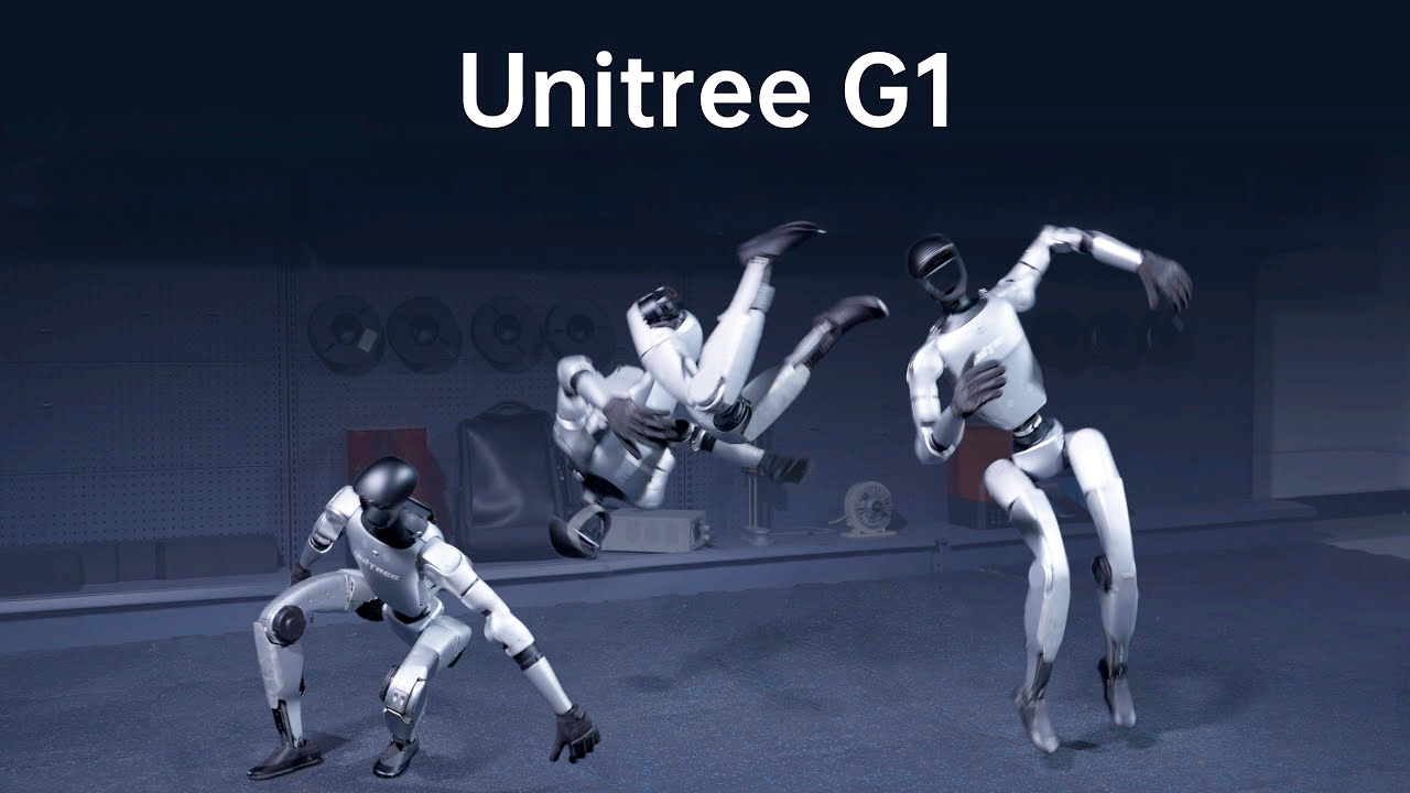 Unitree G1 освоил боковое сальто