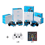 Робот-конструктор Makeblock mBot2 Competition (6 роботов + контроллеры + арена)