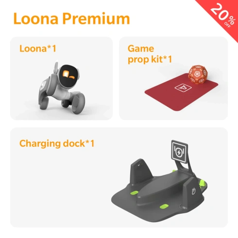 Робот-питомец KEYi Loona Smart + Charging Dock фото 5