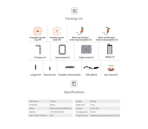 Квадрокоптер Litebee Sky DIY Programming фото 3