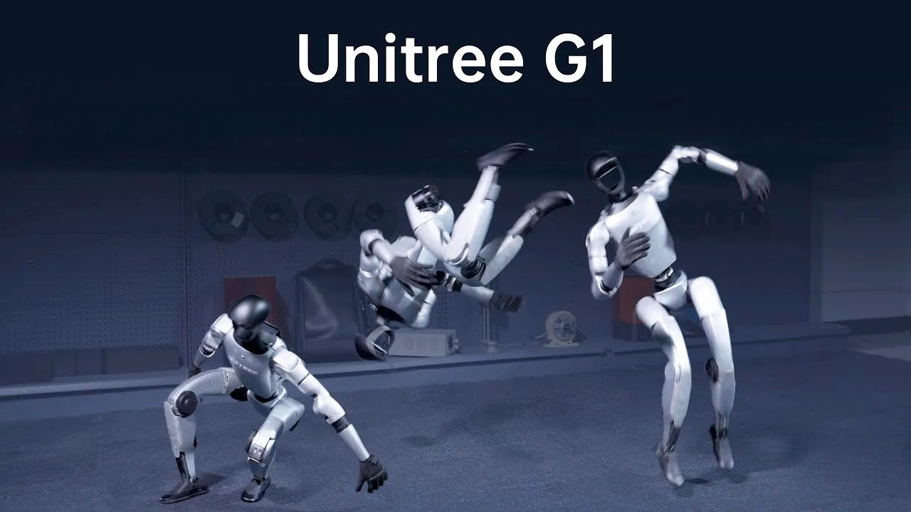 Unitree G1 освоил боковое сальто